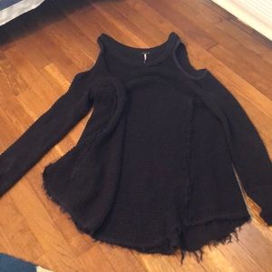 Free people cold shoulder sweater